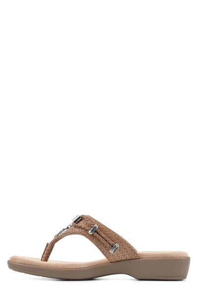 Cliffs By White Mountain Bailee Sandal In Natural Woven