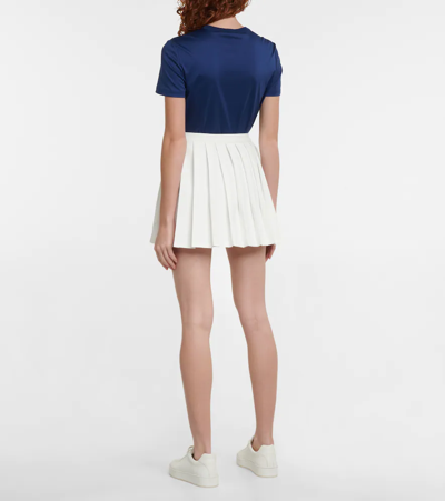 Shop Tory Sport Pleated Tennis Miniskirt In Snow White