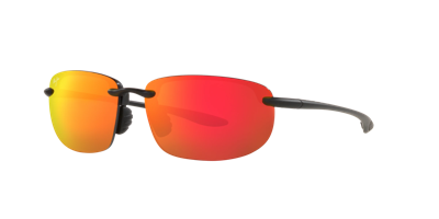 Shop Maui Jim Unisex Sunglasses Hookipa Asian Fit In Red Mir Pol