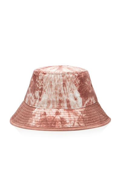 Shop Acne Studios Women's Brimmo Tie-dyed Cotton Bucket Hat In Pink