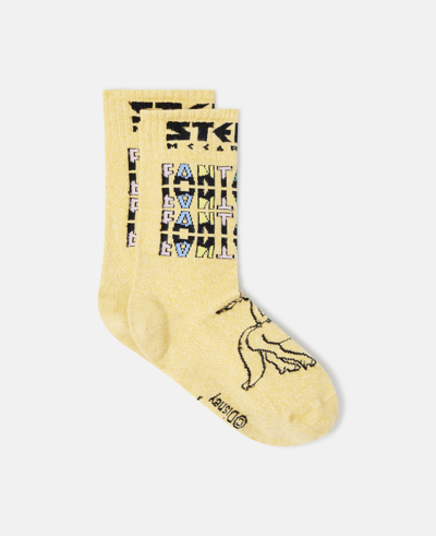 Shop Stella Mccartney Fantasia Centaurette Socks In Peach
