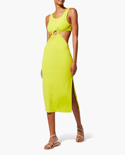 Shop Solid & Striped Women's The Bailey Dress In Pear