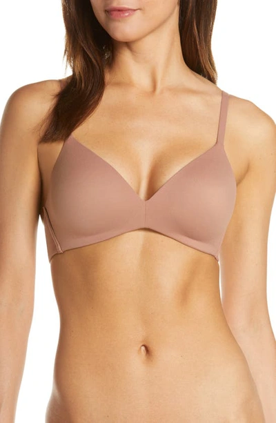 Shop Wacoal How Perfect Wire Free T-shirt Bra In Clove