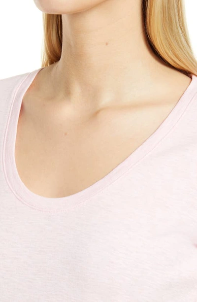 Tommy Bahama Ashby Isles Curve Hem T-shirt In Bikini Heather