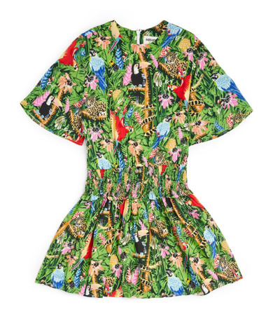 Shop Kenzo Jungle-print Dress (2-12 Years) In Multi