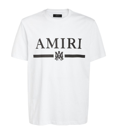 Shop Amiri Logo T-shirt In White