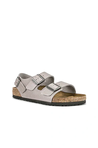 Birkenstock Milano In Vintage Stone Coin