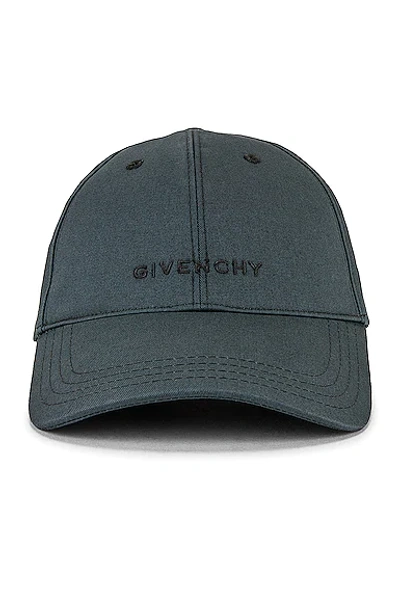 Shop Givenchy Curved Cap In Dark Blue
