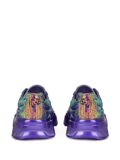 Shop Dolce & Gabbana Daymaster Low-top Sneakers In Purple
