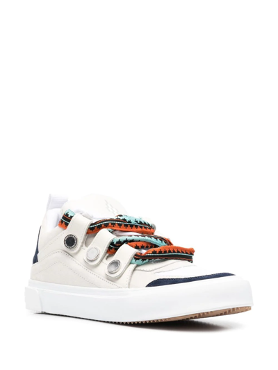 Marcelo Burlon County Of Milan Marcelo Burlon Man Sneakers Beige Size 9 Calfskin In White
