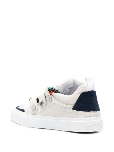Marcelo Burlon County Of Milan Marcelo Burlon Man Sneakers Beige Size 9 Calfskin In White