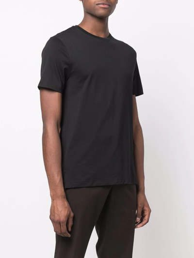 Ralph Lauren Script Logo-embroidered Cotton T-shirt In Black