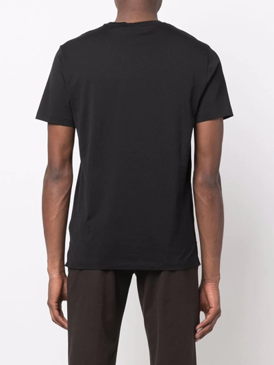 Ralph Lauren Script Logo-embroidered Cotton T-shirt In Black