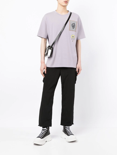 Ports V Cropped Cargo Trousers In Black