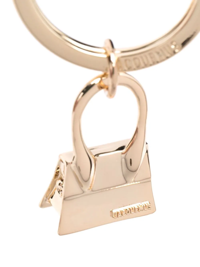 Shop Jacquemus Le Porte Clés Chiquito Charm Keyring In Gold