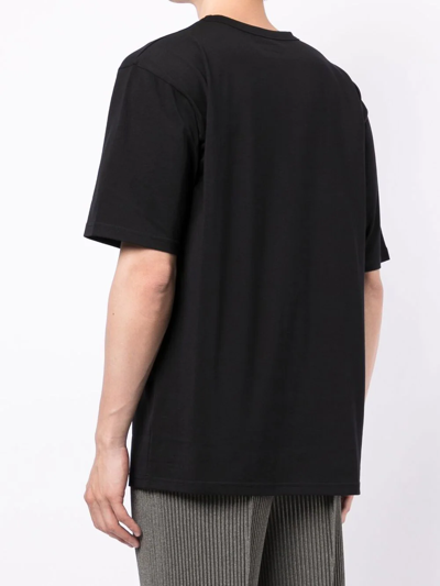 Shop Agnès B. Graphic-print T-shirt In Black