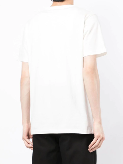 Shop Agnès B. Graphic-print T-shirt In White