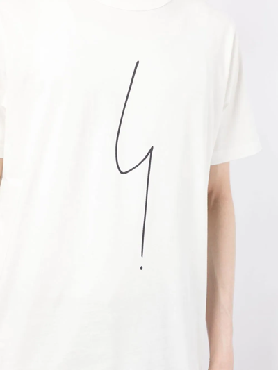 Shop Agnès B. Graphic-print T-shirt In White