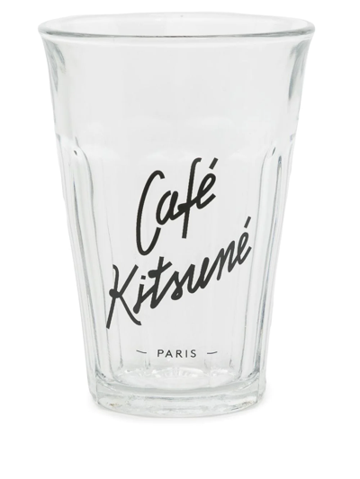 Shop Maison Kitsuné Duralex Picardie Glass In White
