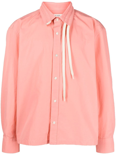 Shop Craig Green Drawstring-detail Shirt In Pink