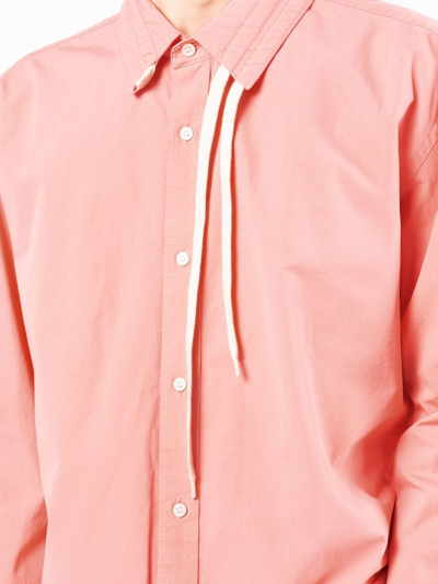 Shop Craig Green Drawstring-detail Shirt In Pink