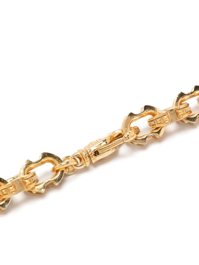 Shop Emanuele Bicocchi Spiked Link-chain Necklace In Gold