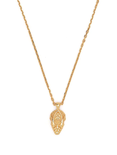 Shop Emanuele Bicocchi Serpent Gold-plated Necklace