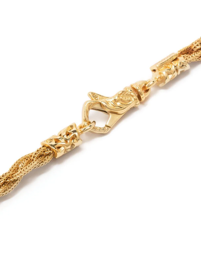 Shop Emanuele Bicocchi Gold Plated Celtic Braid Necklace