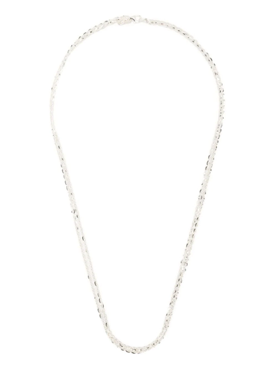 Shop Emanuele Bicocchi Double-chain Necklace In Silver