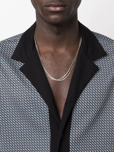 Emanuele Bicocchi Double-chain Necklace In Silver