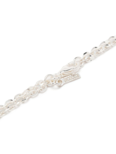 Shop Emanuele Bicocchi Double-chain Necklace In Silver