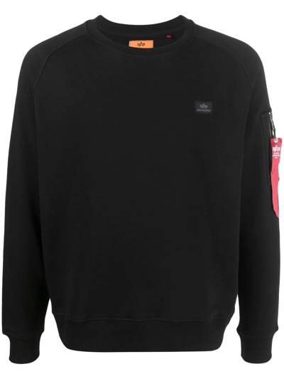 Alpha Industries With Black In Sweatshirt Embroidery | ModeSens Logo