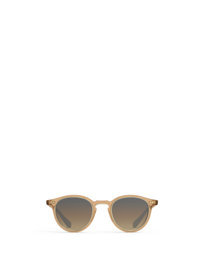 Shop Mr Leight Mr. Leight Sunglasses In Topaz-12k White Gold/smokey