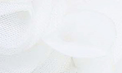 Shop Nicole Miller Flower Accent Gladiator Sandal In White