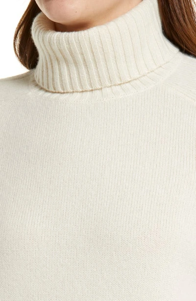 Shop Allsaints Kiera Cashmere & Wool Turtleneck Sweater In Ivory White