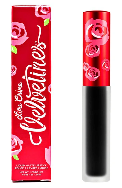 Shop Lime Crime Velvetines Matte Liquid Lipstick In Black Velvet