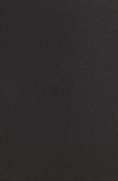 Shop Stella Mccartney Compact Knit Cutout Tank In 1000 Black