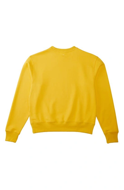 Shop Adidas Originals X Humanrace Cotton Sweatshirt In Bold Gold