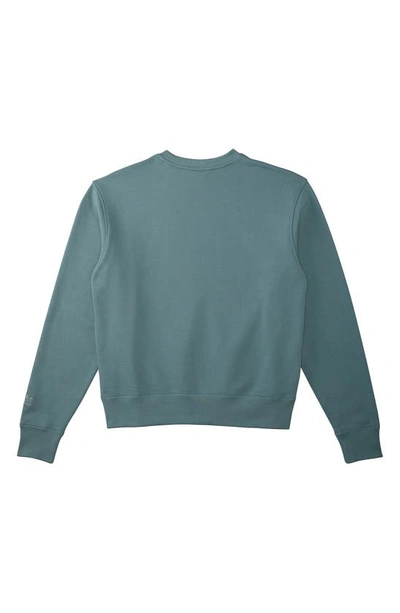 Shop Adidas Originals X Humanrace Cotton Sweatshirt In Hazy Emerald