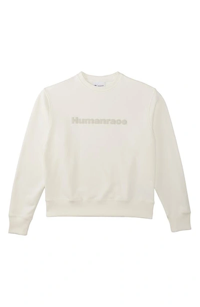 Shop Adidas Originals X Humanrace Cotton Sweatshirt In Off White