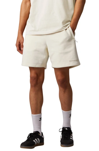 Shop Adidas Originals Adidas X Pharrell Williams Humanrace Sweat Shorts In Off White