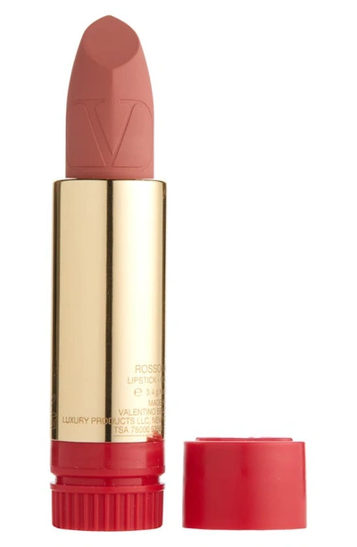Shop Valentino Rosso  Refillable Lipstick Refill In 108a / Matte