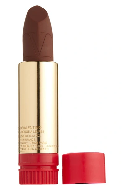 Shop Valentino Rosso  Refillable Lipstick Refill In 199a / Matte