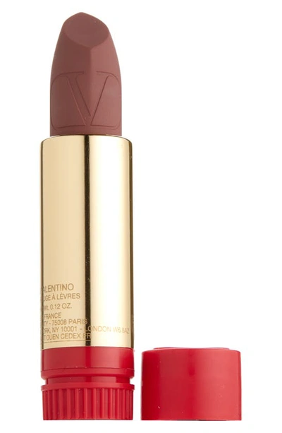 Shop Valentino Rosso  Refillable Lipstick Refill In 120a / Matte