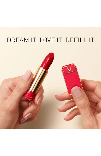 Shop Valentino Rosso  Refillable Lipstick Refill In 120a / Matte