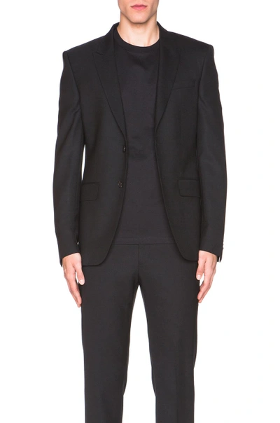 Shop Givenchy Suit Blazer In Black