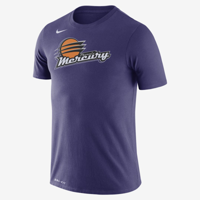 Shop Nike Phoenix Mercury Logo  Men's Dri-fit Wnba T-shirt In Purple