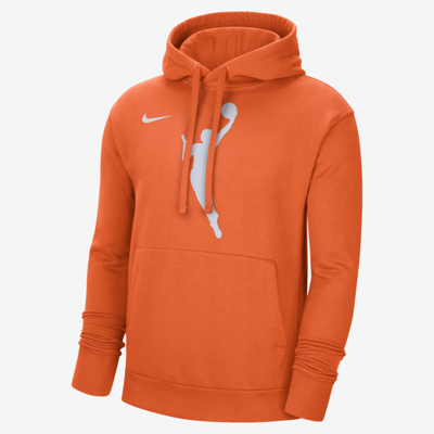 Shop Nike Wnba  Men's Fleece Pullover Hoodie In Orange