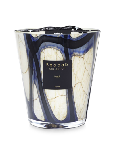 Shop Baobab Collection Stones Lazuli Max 16 Candle In Blue