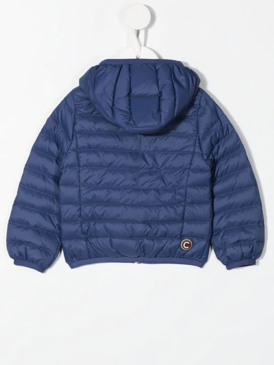 Shop Colmar Feather-down Padded Jacket In Blue